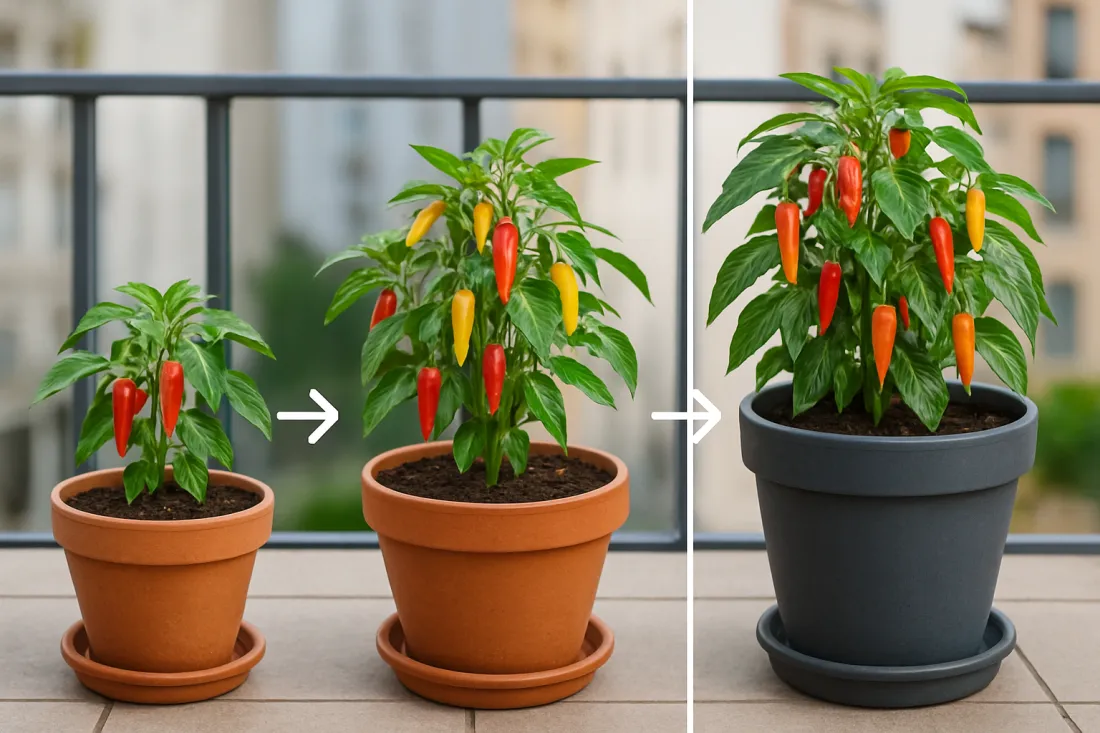 Paprika termesztése balkonon: lehetőségek vizuális összehasonlítása