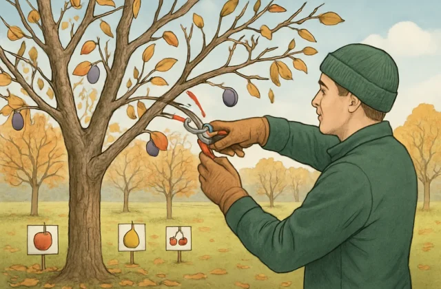 Gyümölcsfák őszi metszése – mikor és hogyan metsszük a főbb fajokat?