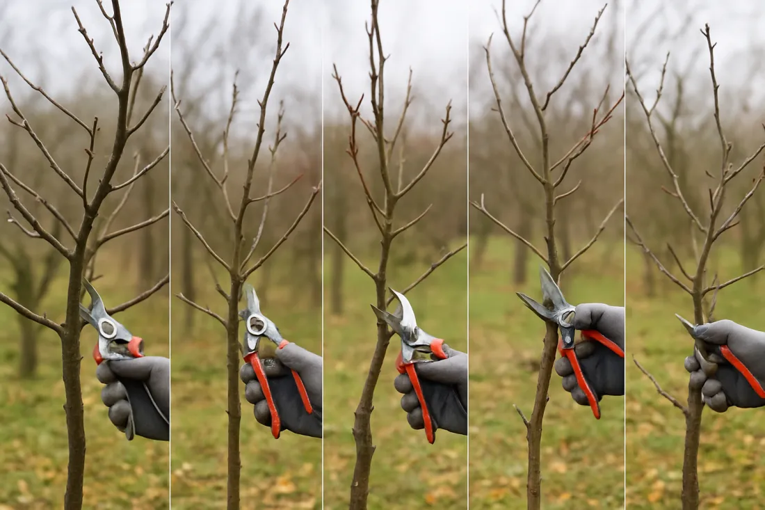Gyümölcsfák őszi metszése: lehetőségek vizuális összehasonlítása